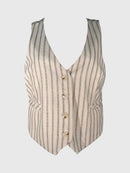 TOP CHALECO DE LINO
