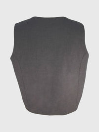 TOP CHALECO CON PINZAS
