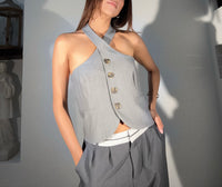 TOP CHALECO CRUZADO