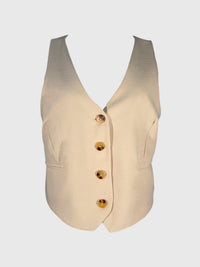 TOP CHALECO DE LINO